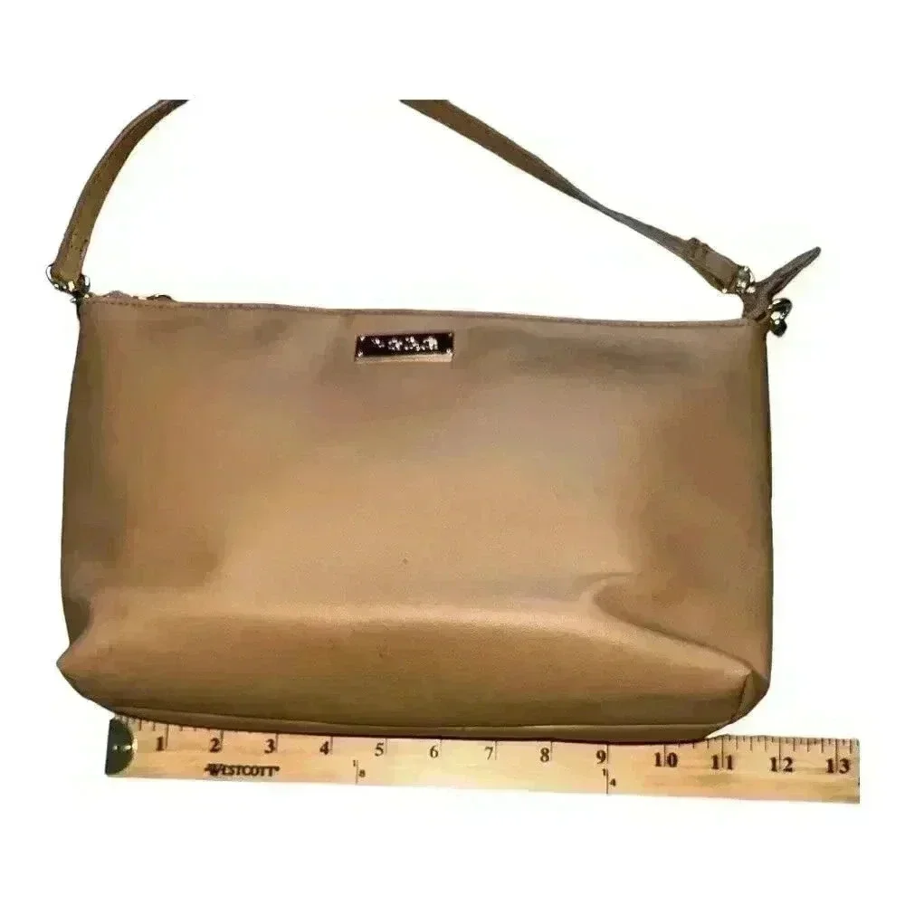 Bebe Tan Small Shoulder Purse